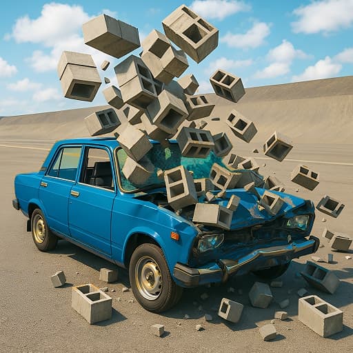 Play Car Crash Test: Abandoned City - Free Online Game